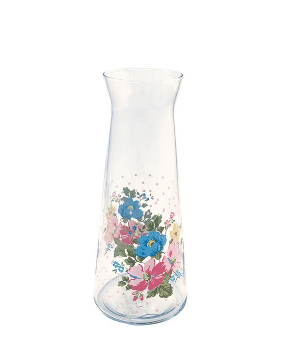 Caraffa in vetro con motivo floreale 1 litro - Josefina