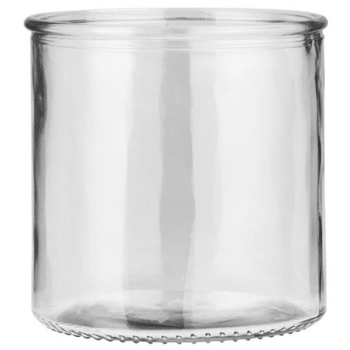 Vaso in vetro trasparente H 11,8 cm