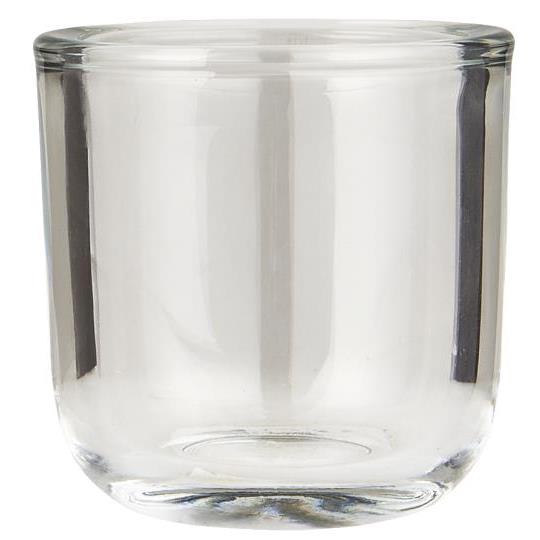 Vaso in vetro trasparente H 7,5 cm