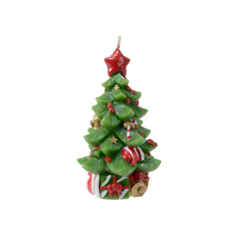 Candela Albero Decorato Con Stella - Arredo Casa da Sogno