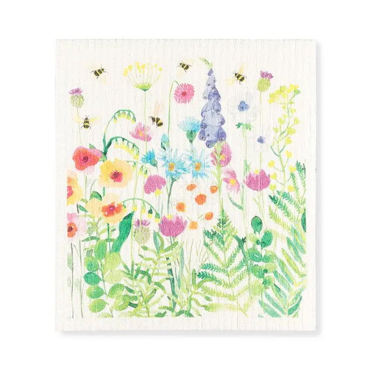 Panno Svedese Floreale 19x17 cm