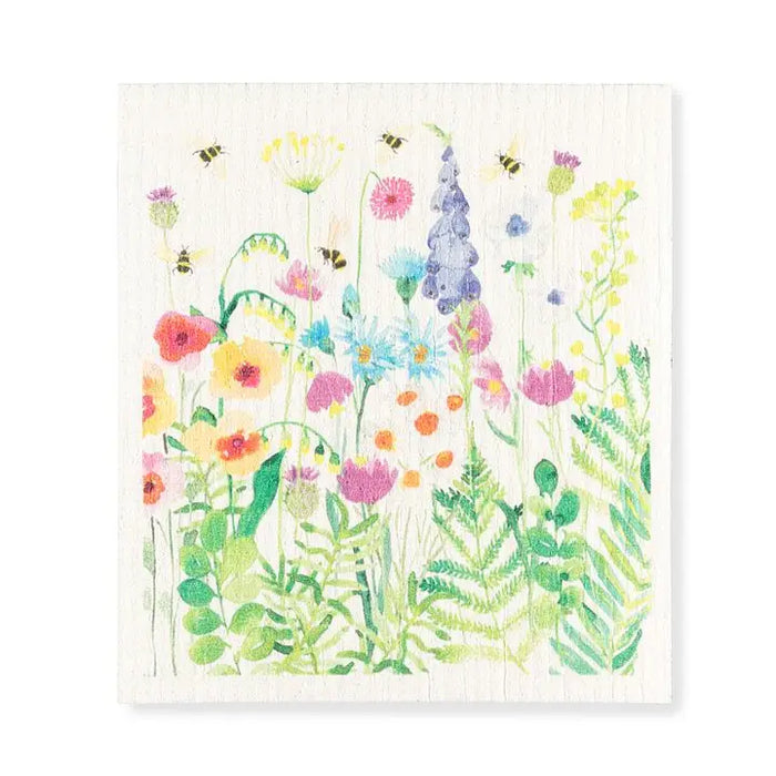 Panno Svedese Floreale 19x17 cm