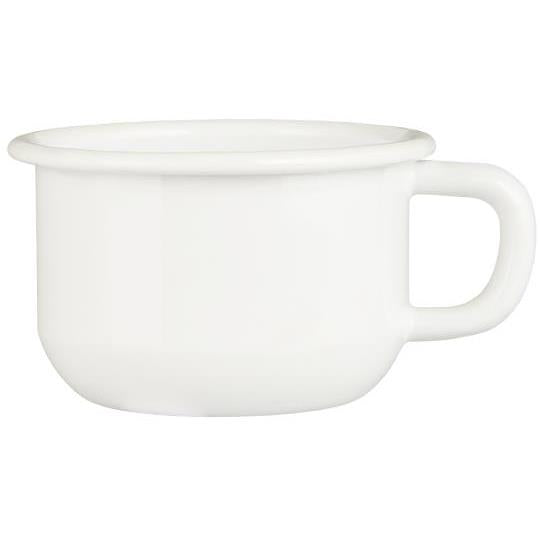 Tazza smaltata bianca Ib laursen