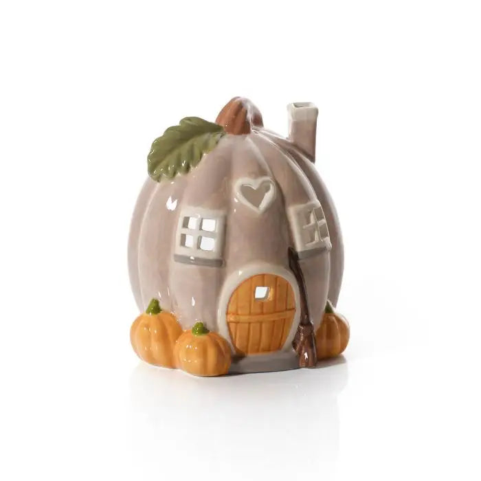 Casa Porta Tealight a Forma di Zucca