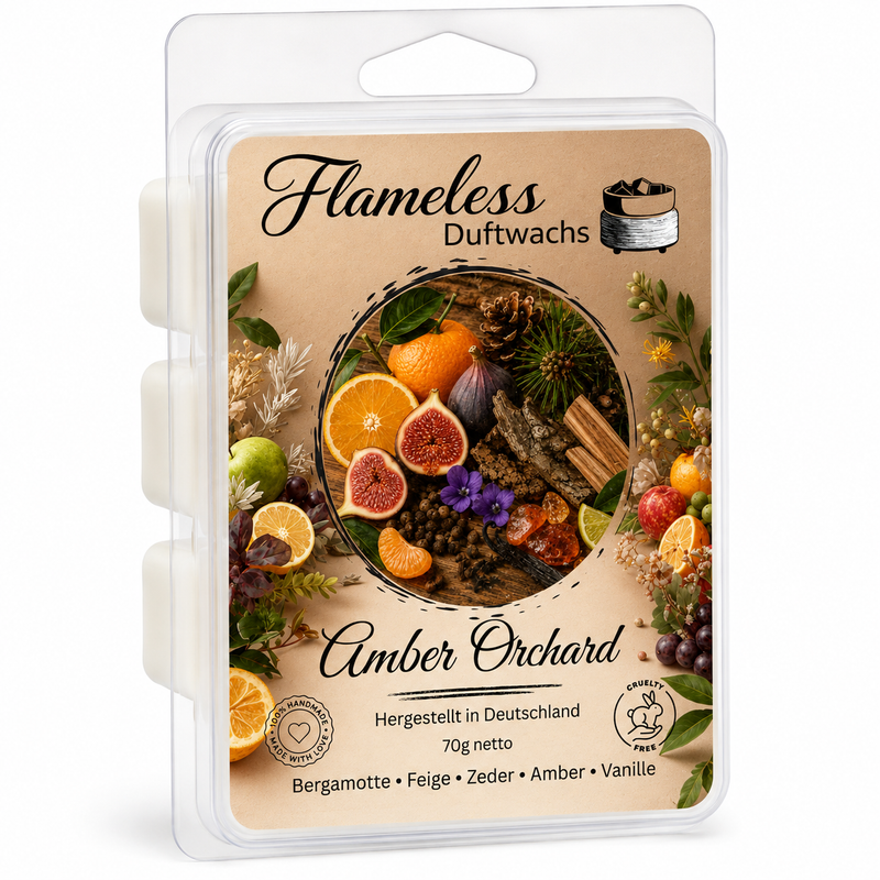 Cera Profumata Amber Orchard | Flameless Duftwachs