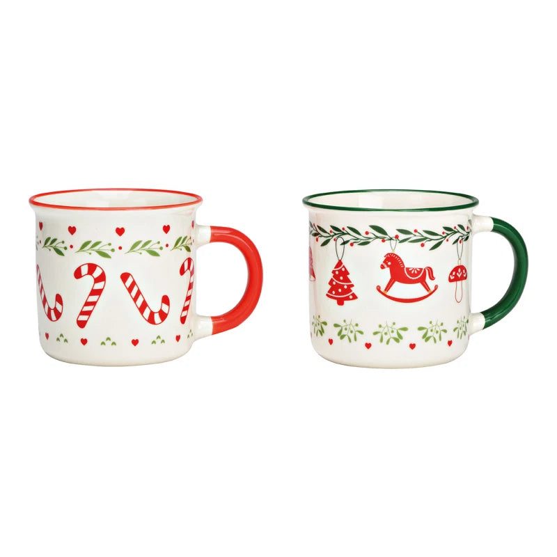 Tazza Natalizia in Porcellana Bianca 350 ml - Wurm