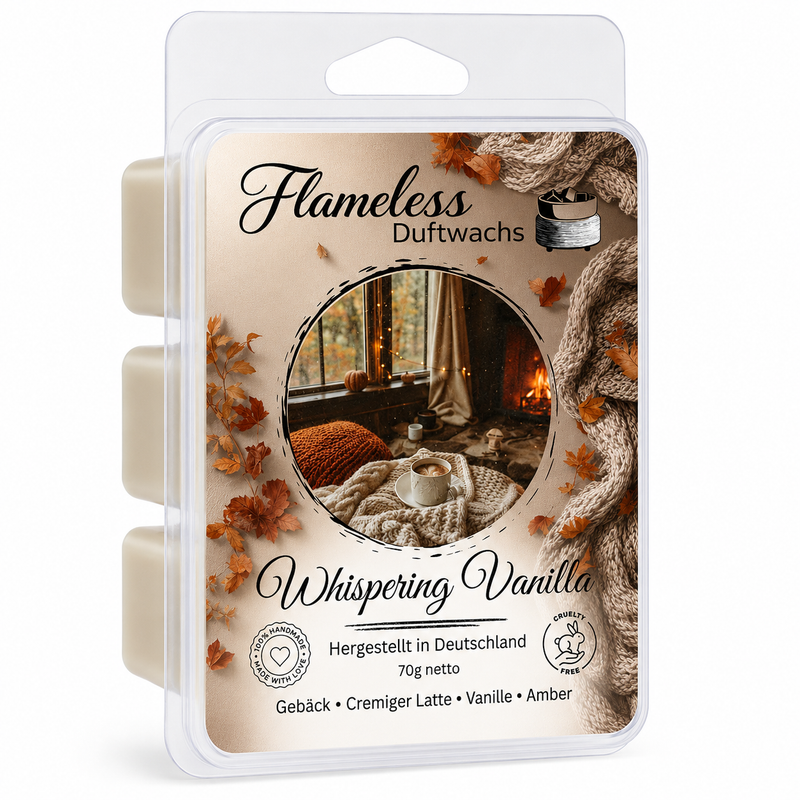 Cera Profumata Whispering Vanilla 70 g – Flameless