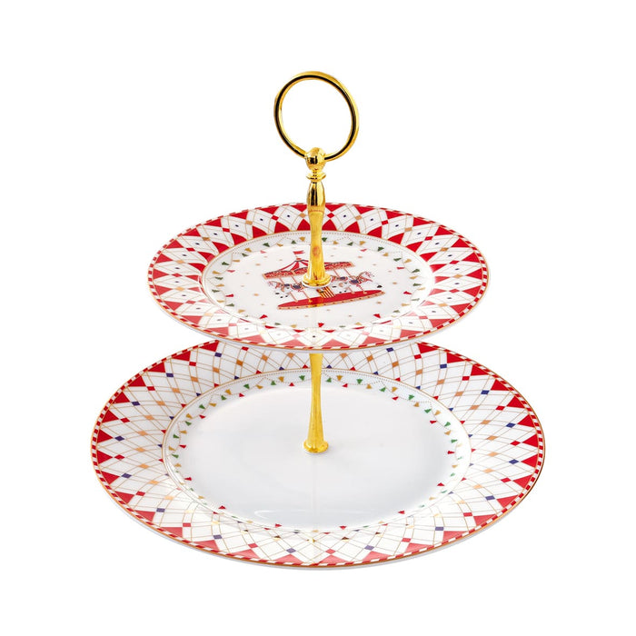 Alzata torta a 2 piani CHRISTMAS WONDERLAND