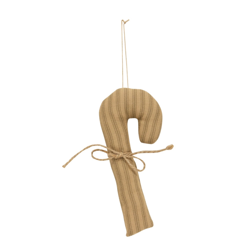 Candy cane fabric decorations