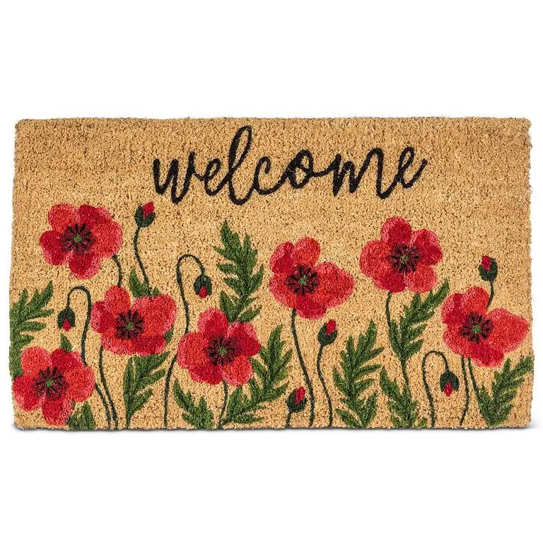 Zerbino Welcome con Papaveri Rossi