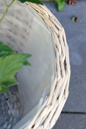 Set 3 Cestini in Salice Intrecciato Francese Chic Antique