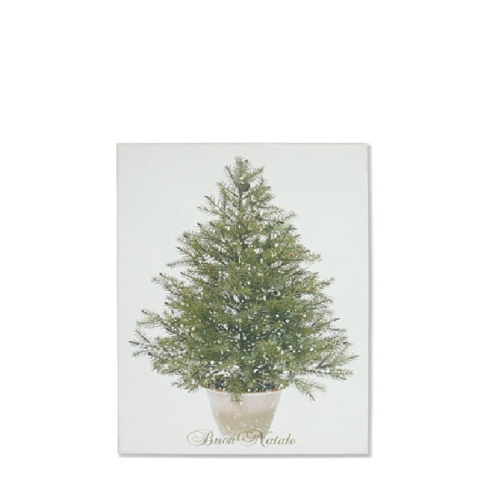 Quadro abete con scritta buon natale - Arredo Casa da Sogno