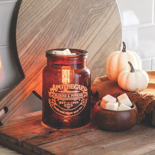 Lampada Profumata Edison APOTHECARY JAR elettrica CANDLE WARMERS