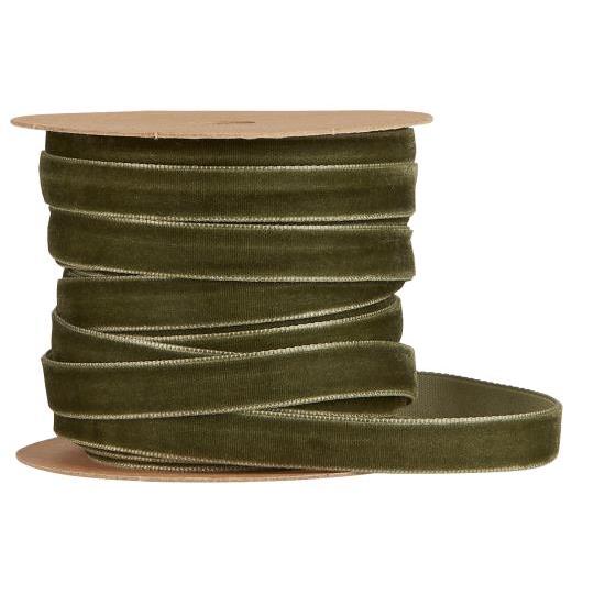 Nastro in Velluto Verde Muschio 10 m – Ib Laursen
