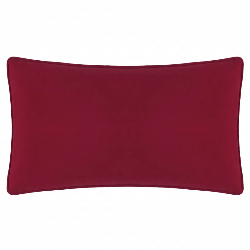 Cuscino Natalizio in Velluto Ricamato “Merry Christmas” – 30 × 50 cm