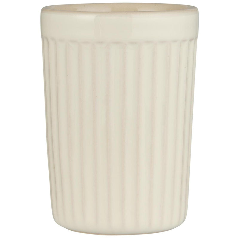 Tazza da caffè bassa in ceramica con righe Mynte - Arredo Casa da Sogno