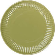 Piatto in ceramica con righe ai bordi da 19,5 cm - Mynte - Arredo Casa da Sogno