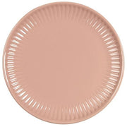 Piatto in ceramica con righe ai bordi da 19,5 cm - Mynte - Arredo Casa da Sogno