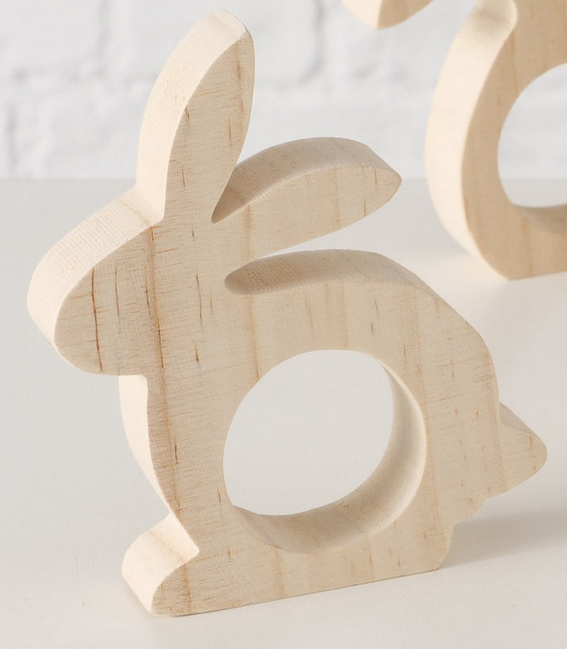 Portauovo in legno a forma di coniglio - Arredo Casa da Sogno