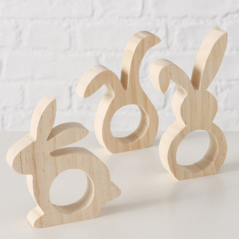 Portauovo in legno a forma di coniglio - Arredo Casa da Sogno