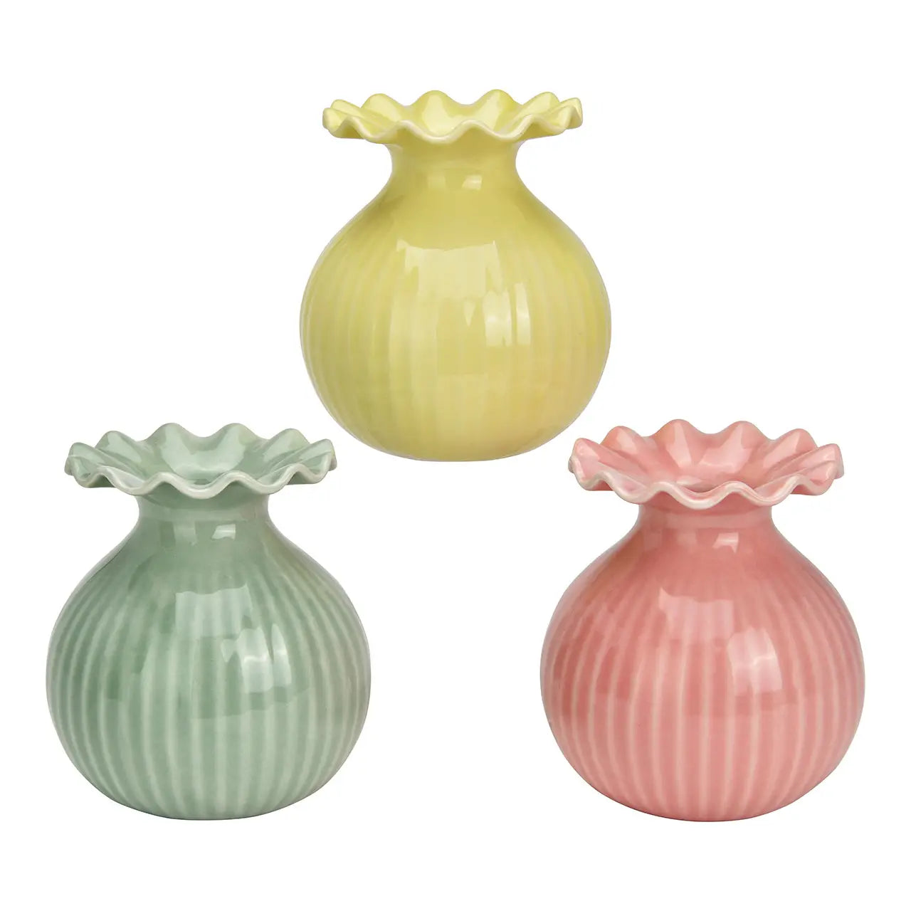 Vasetto in Porcellana Pastello 12 cm