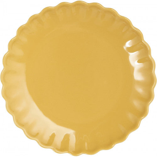 Piatto in ceramica con bordo ondulato Mynte - Arredo Casa da Sogno
