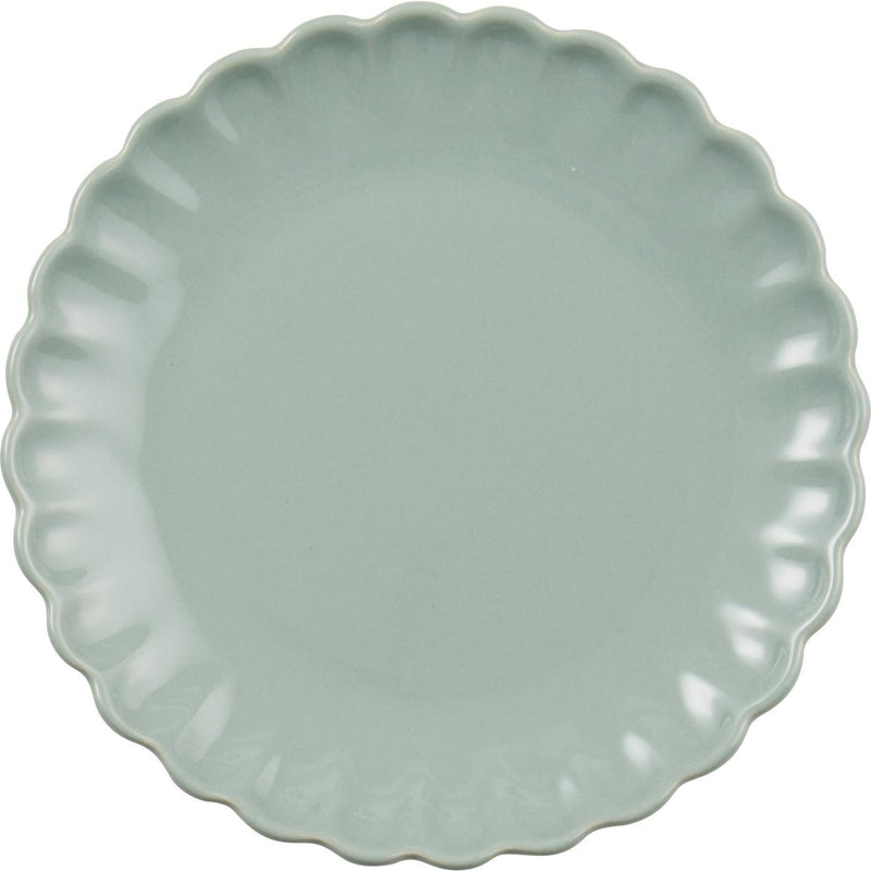 Piatto in ceramica con bordo ondulato Mynte - Arredo Casa da Sogno