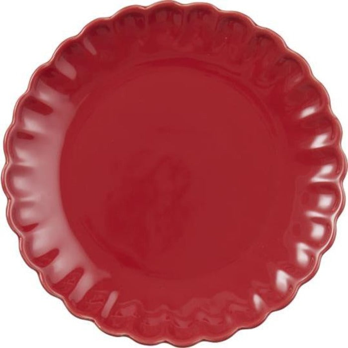 Assiette en céramique à bord ondulé Mynte -Ib laursen