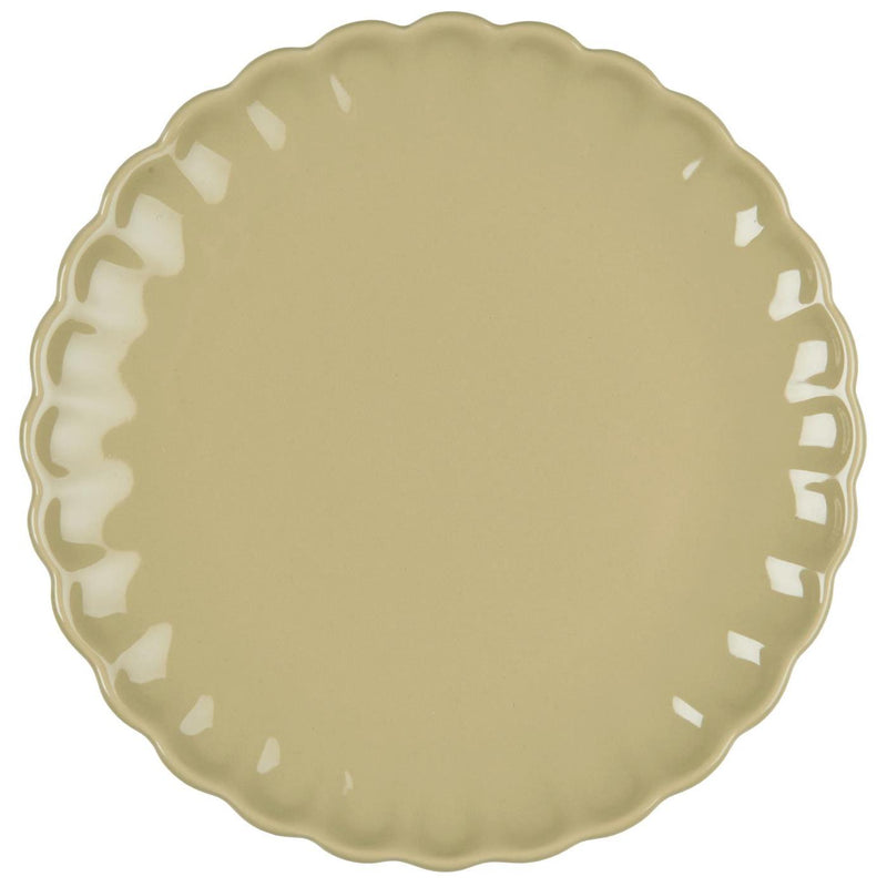 Piatto in ceramica con bordo ondulato Mynte - Arredo Casa da Sogno