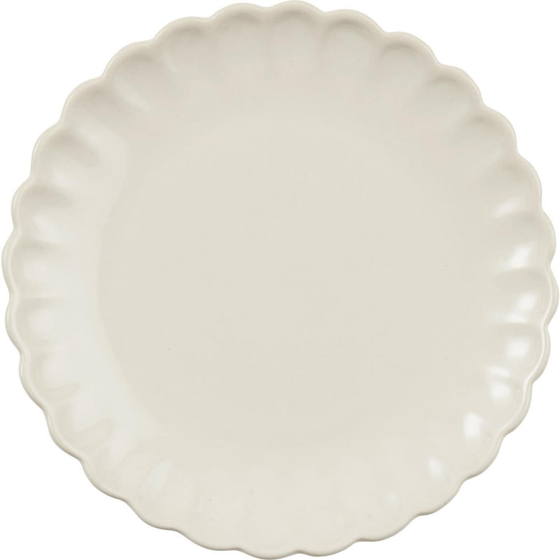 Piatto in ceramica con bordo ondulato Mynte - Arredo Casa da Sogno