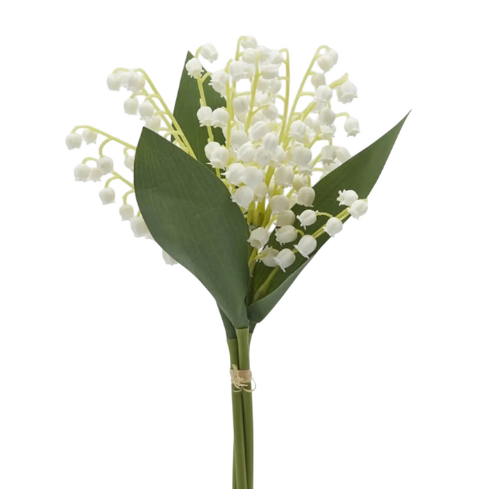 Bouquet de 3 muguets avec feuilles H29 EDG