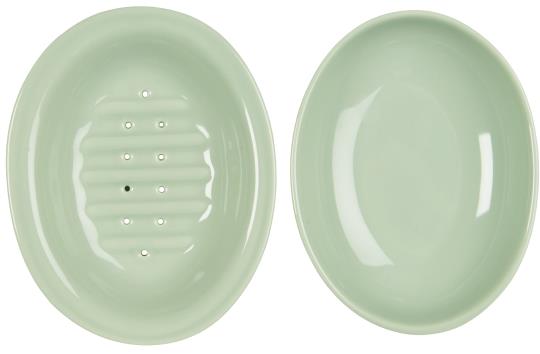 Portasapone 2 Parti Verde Chiaro - Arredo Casa da Sogno
