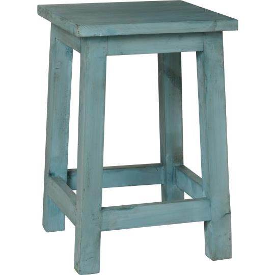 Sgabello in Legno Riciclato Verde Ib laursen 30x45 cm