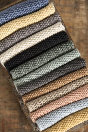 Panno effetto maglia in cotone Nordic sky-Ib Laursen