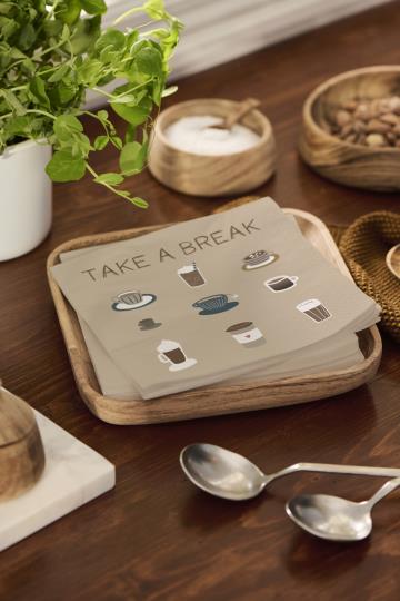Tovaglioli di carta Take a break 20 pezzi -Ib laursen