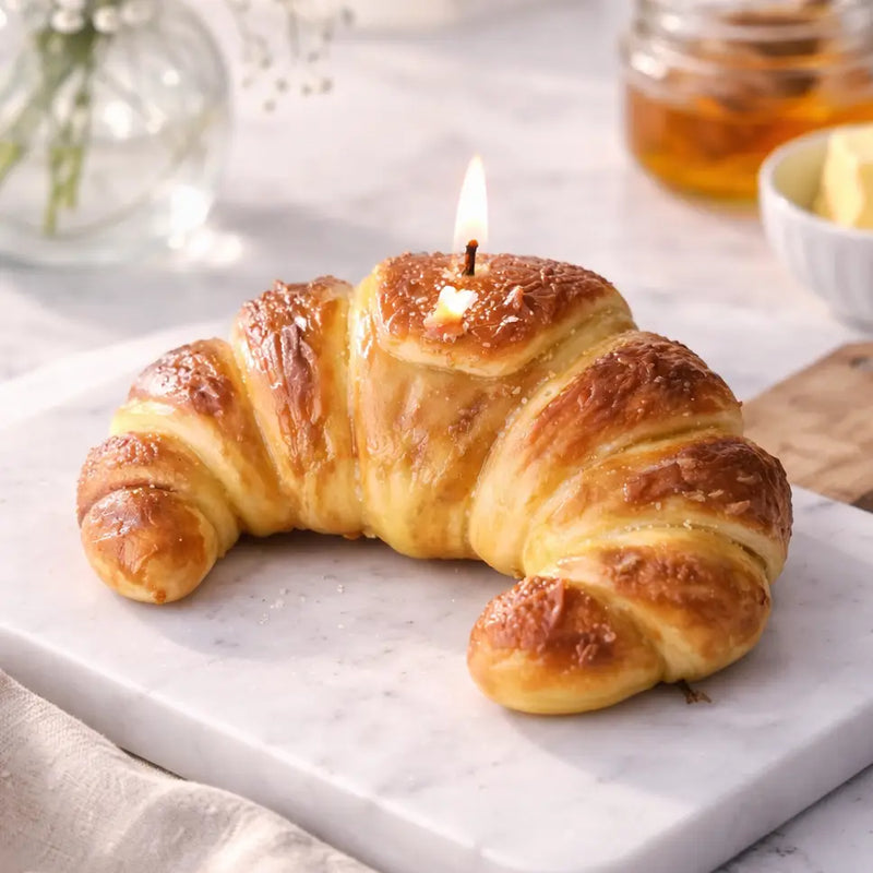 Candela Profumata piccola Croissant in Cera di Soia