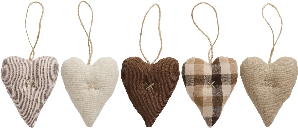 Cuore decorativo in tessuto Ib Laursen