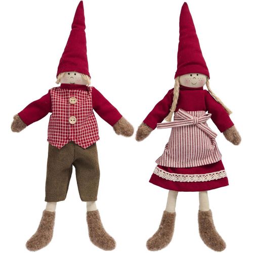 Folletto natalizio in tessuto da 40 cm Ib laursen