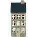 Portatealight a forma di casa in ceramica Blu/ verde -Nyhavn - Arredo Casa da Sogno