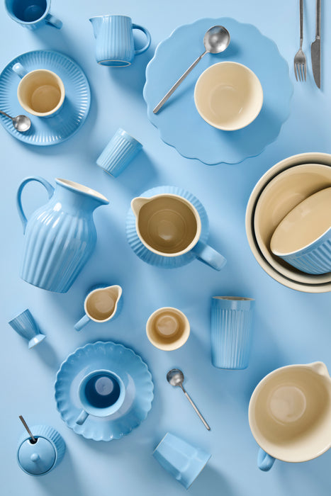 Tazza in ceramica bassa Mynte Blue Bell Ib laursen