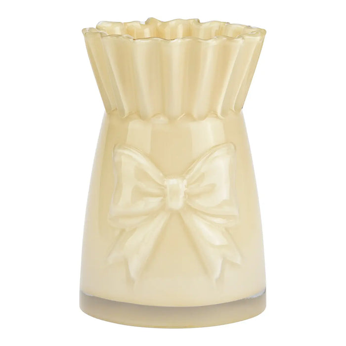 Vaso con Fiocco in Vetro 18 cm –