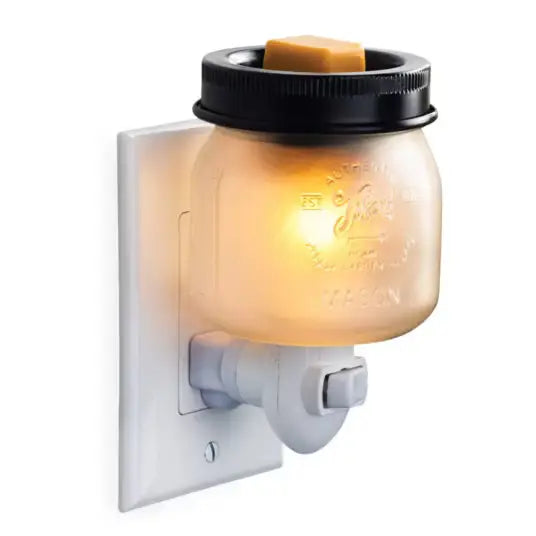 Lampada Scaldacera Elettrica da Presa Glass Mason Jar – Candle Warmers®