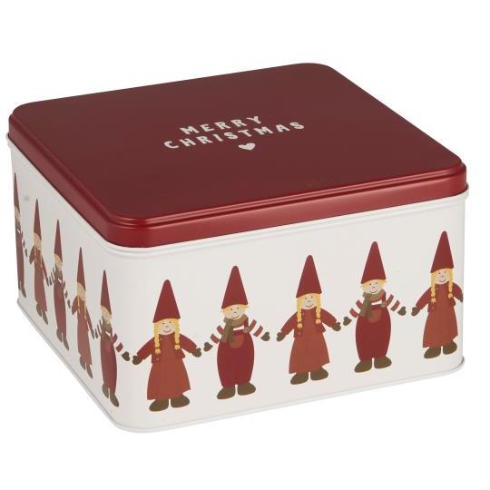 Ib Laursen Elves Holding Hands Cookie Box
