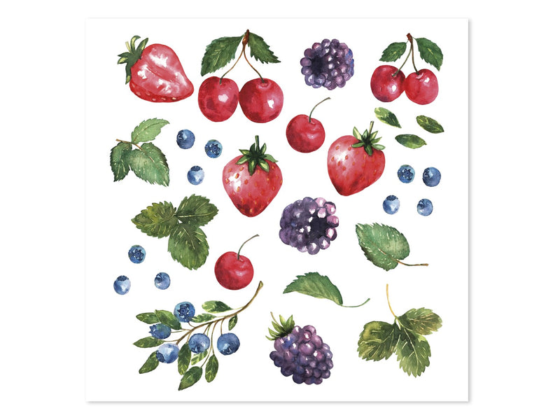 Tovagliolo con frutti di bosco - Arredo Casa da Sogno