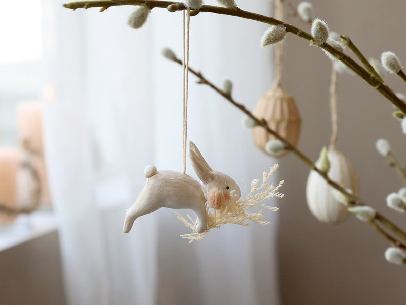 Coniglio con fiori - Arredo Casa da Sogno
