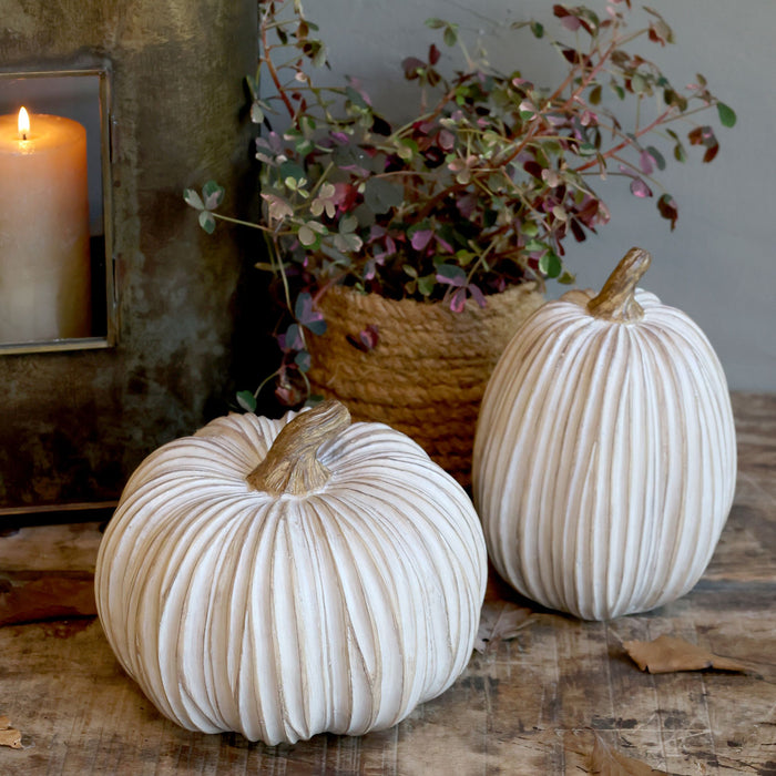 Decorative Ceramic Pumpkin - Chic Antique