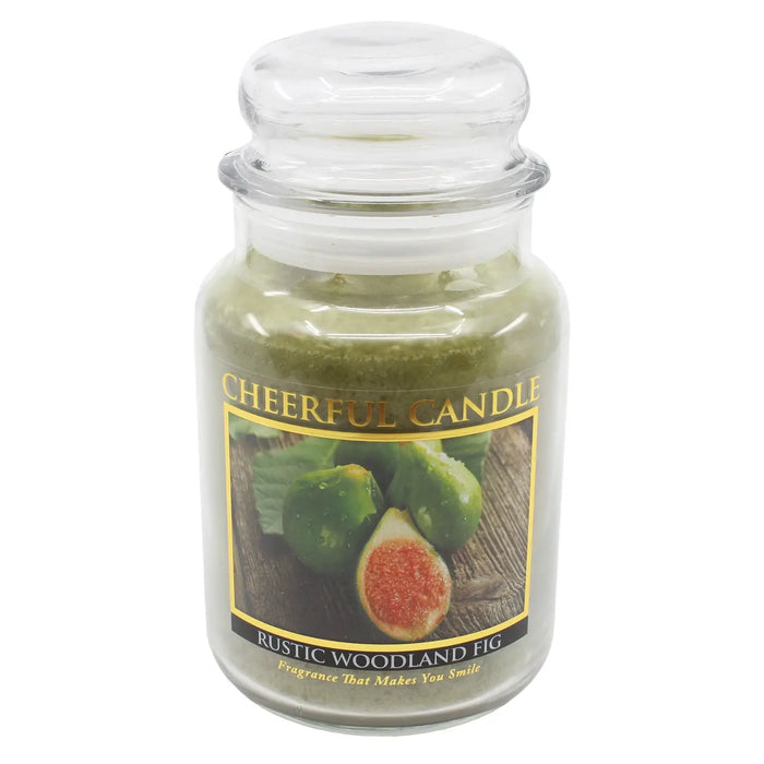 CHEERFUL CANDLE candela profumata rustic woodland fig