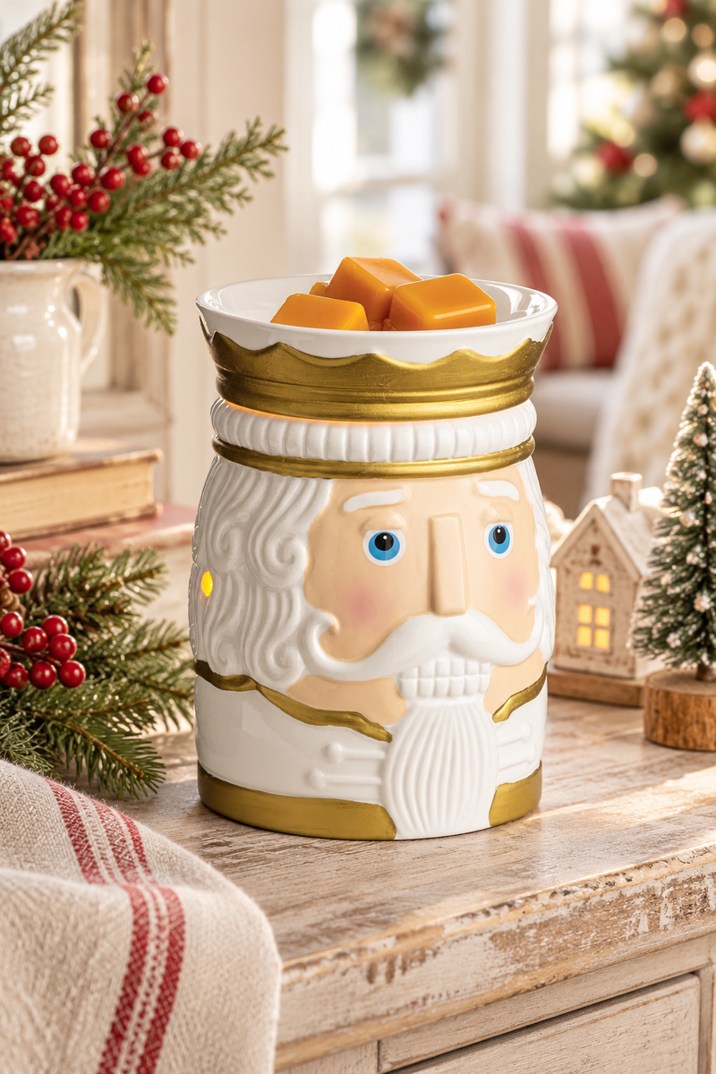 Lampada Elettrica Schiaccianoci Nutcracker in Ceramica – Candle Warmers