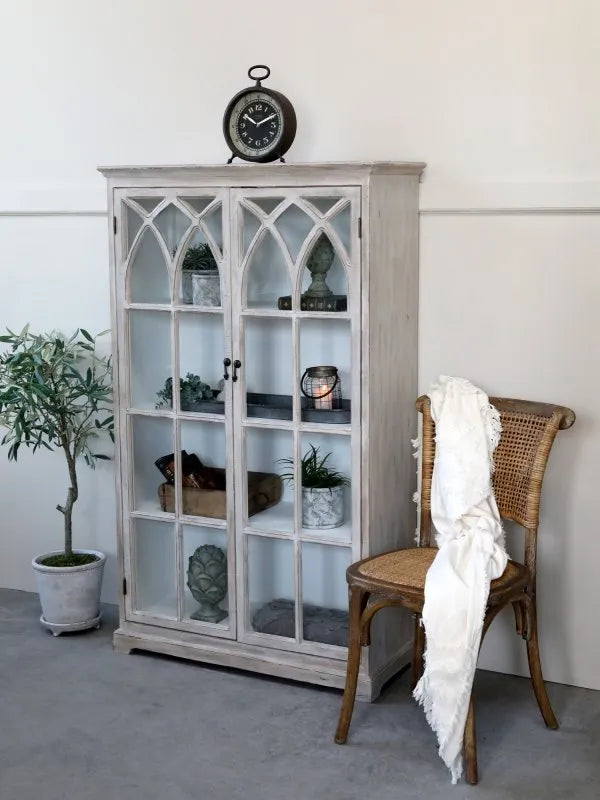 Vetrina con ante a croce Chic Antique