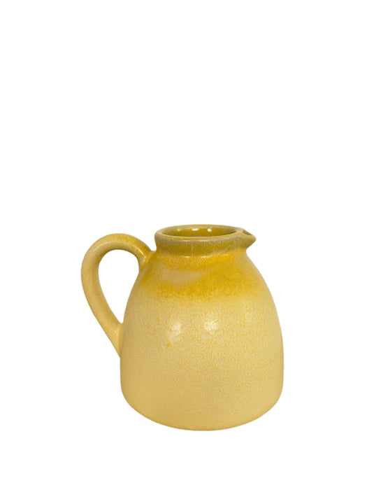 Vaso in ceramica giallo